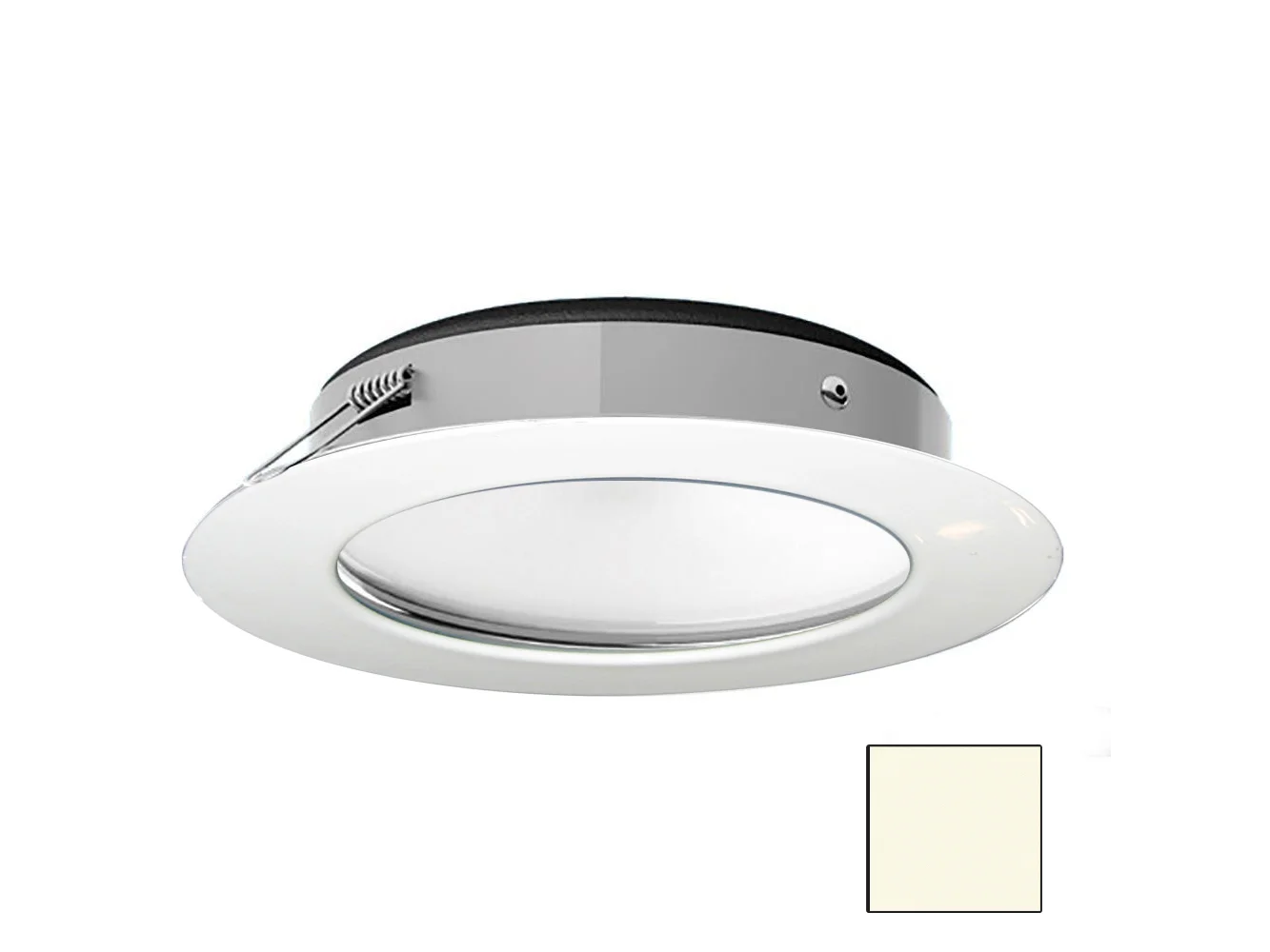 i2Systems Apeiron Pro XL A526 - 6W Spring Mount Light - Neutral White - White Finish