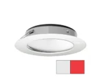 i2Systems Apeiron Pro XL A526 - 6W Spring Mount Light - Cool White/Red - White Finish
