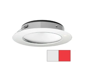 i2Systems Apeiron Pro XL A526 - 6W Spring Mount Light - Cool White/Red - White Finish