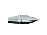 Carver Performance Poly-Guard Styled-to-Fit Boat Cover f/20.5' Sterndrive Deck Boats w/Walk-Thru Windshield - Grey