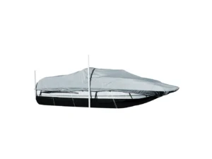 Carver Performance Poly-Guard Styled-to-Fit Boat Cover f/20.5' Sterndrive Deck Boats w/Walk-Thru Windshield - Grey