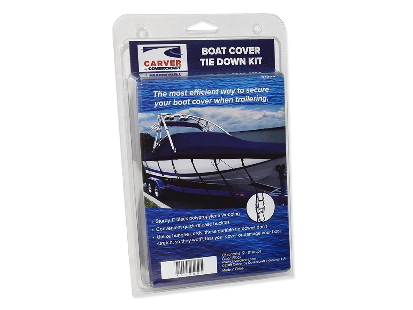 Carver Boat Cover Tie Down Kit