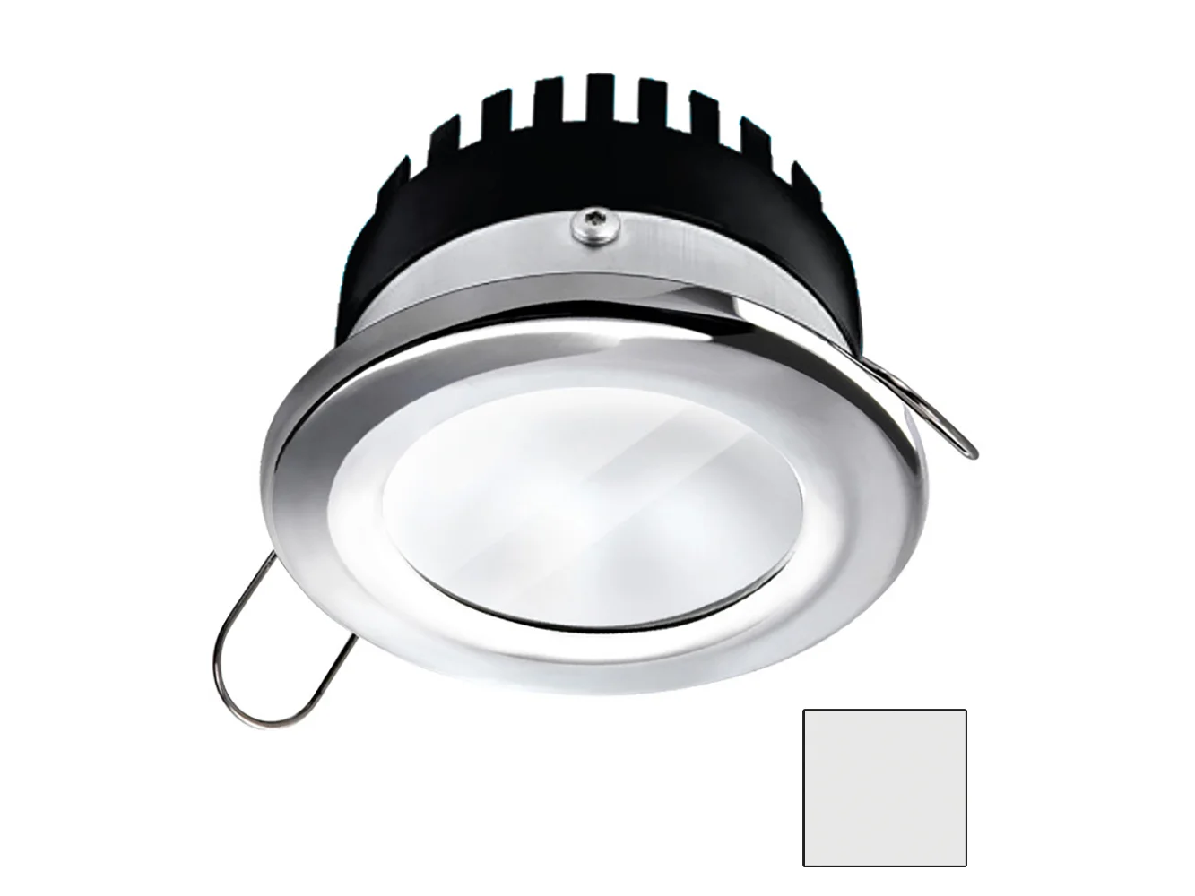 i2Systems Apeiron A506 6W Spring Mount Light - Round - Cool White - Polished Chrome Finish