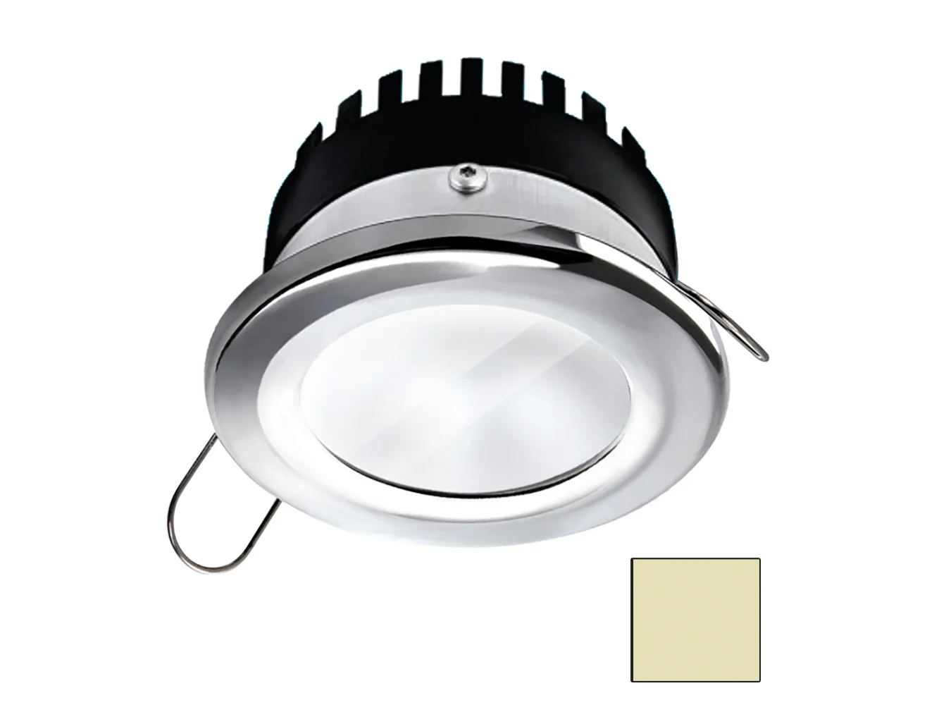 i2Systems Apeiron A506 6W Spring Mount Light - Round - Warm White - Polished Chrome Finish