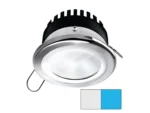 i2Systems Apeiron A506 6W Spring Mount Light - Round - Cool White & Blue - Polished Chrome Finish