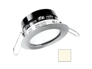 i2Systems Apeiron PRO A503 - 3W Spring Mount Light - Round - Neutral White - Brushed Nickel Finish
