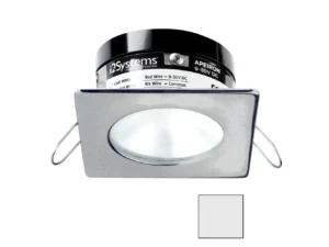 i2Systems Apeiron PRO A503 - 3W Spring Mount Light - Square/Round - Cool White - Brushed Nickel Finish