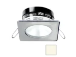 i2Systems Apeiron PRO A503 - 3W Spring Mount Light - Square/Round - Neutral White - Brushed Nickel Finish