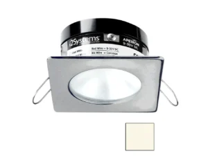 i2Systems Apeiron PRO A503 - 3W Spring Mount Light - Square/Round - Neutral White - Brushed Nickel Finish