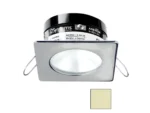 i2Systems Apeiron PRO A503 - 3W Spring Mount Light - Square/Round - Warm White - Brushed Nickel Finish