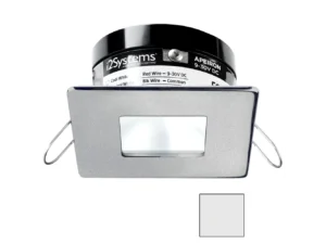 i2Systems Apeiron PRO A503 - 3W Spring Mount Light - Square/Square - Cool White - Brushed Nickel Finish