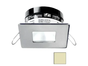i2Systems Apeiron PRO A503 - 3W Spring Mount Light - Square/Square - Warm White - Brushed Nickel Finish