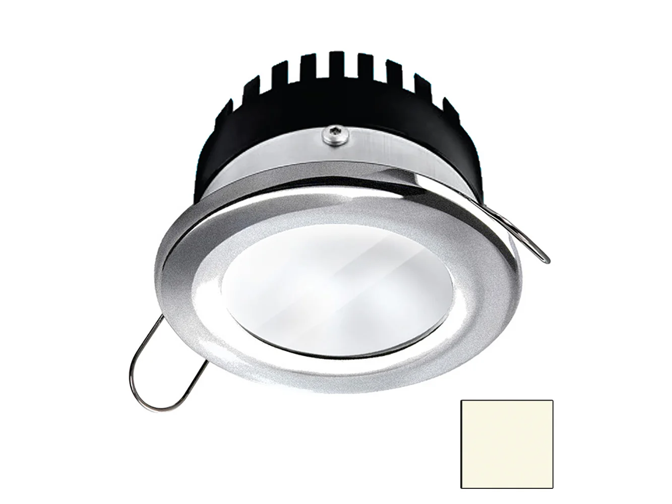 i2Systems Apeiron PRO A506 - 6W Spring Mount Light - Round - Neutral White - Brushed Nickel Finish