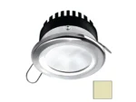 i2Systems Apeiron PRO A506 - 6W Spring Mount Light - Round - Warm White - Brushed Nickel Finish