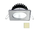 i2Systems Apeiron PRO A506 - 6W Spring Mount Light - Square/Round - Warm White - Brushed Nickel Finish