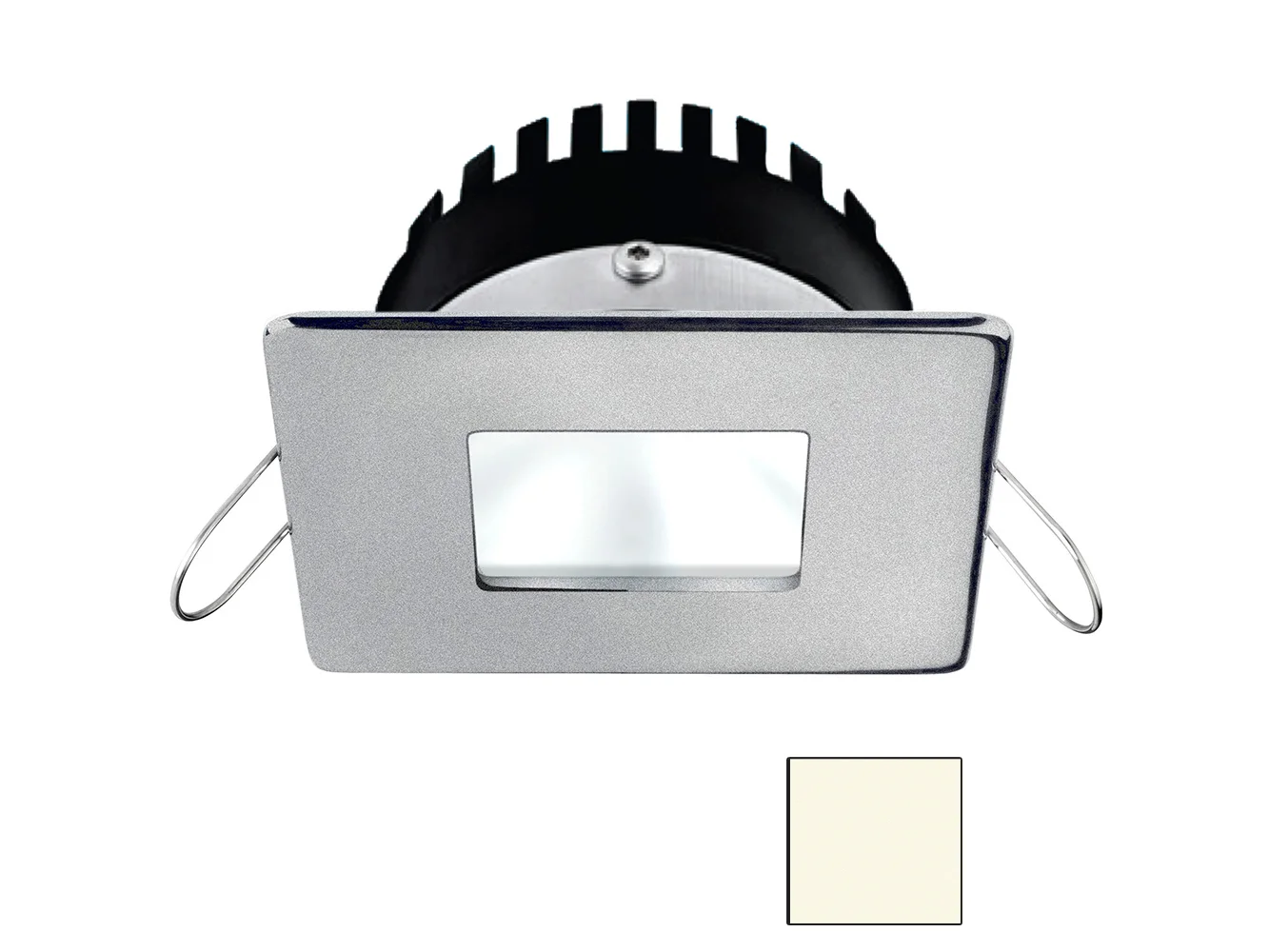 i2Systems Apeiron PRO A506 - 6W Spring Mount Light - Square/Square - Neutral White - Brushed Nickel Finish