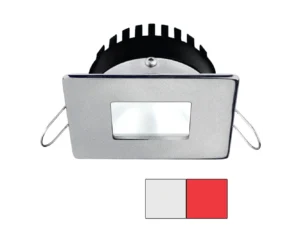 i2Systems Apeiron PRO A506 - 6W Spring Mount Light - Square/Square - Cool White & Red - Brushed Nickel Finish