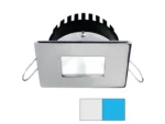 i2Systems Apeiron PRO A506 - 6W Spring Mount Light - Square/Square - Cool White & Blue - Brushed Nickel Finish