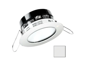 i2Systems Apeiron PRO A503 - 3W Spring Mount Light - Round - Cool White - White Finish