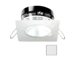 i2Systems Apeiron PRO A503 - 3W Spring Mount Light - Square/Round - Cool White - White Finish