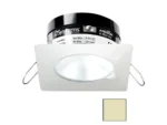 i2Systems Apeiron PRO A503 - 3W Spring Mount Light - Square/Round - Warm White - White Finish