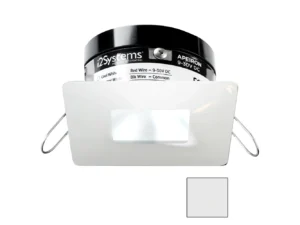 i2Systems Apeiron PRO A503 - 3W Spring Mount Light - Square/Square - Cool White - White Finish