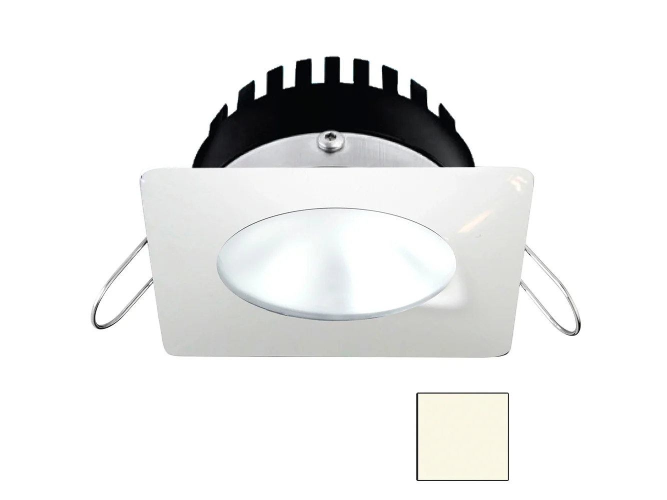 i2Systems Apeiron PRO A506 - 6W Spring Mount Light - Square/Round - Neutral White - White Finish