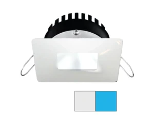 i2Systems Apeiron PRO A506 - 6W Spring Mount Light - Square/Square - Cool White & Blue - White Finish