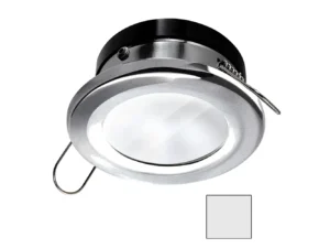 i2Systems Apeiron A1110Z - 4.5W Spring Mount Light - Round - Cool White - Brushed Nickel Finish