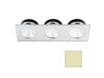 i2Systems Apeiron A1110Z - 4.5W Spring Mount Light - Triple Round - Warm White - Brushed Nickel Finish