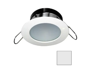 i2Systems Apeiron A1110Z - 4.5W Spring Mount Light - Round - Cool White - White Finish