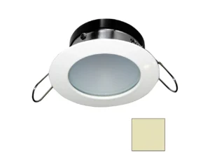 i2Systems Apeiron A1110Z - 4.5W Spring Mount Light - Round - Warm White - White Finish