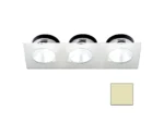 i2Systems Apeiron A1110Z - 4.5W Spring Mount Light - Triple Round - Warm White - White Finish