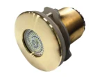 Lumitec SeaBlaze Typhoon Underwater Light - Bronze Thru-Hull LED Light - White/Blue - Flush Mount