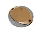 Lumitec Scallop Pathway Light - Warm White - Bronze Housing