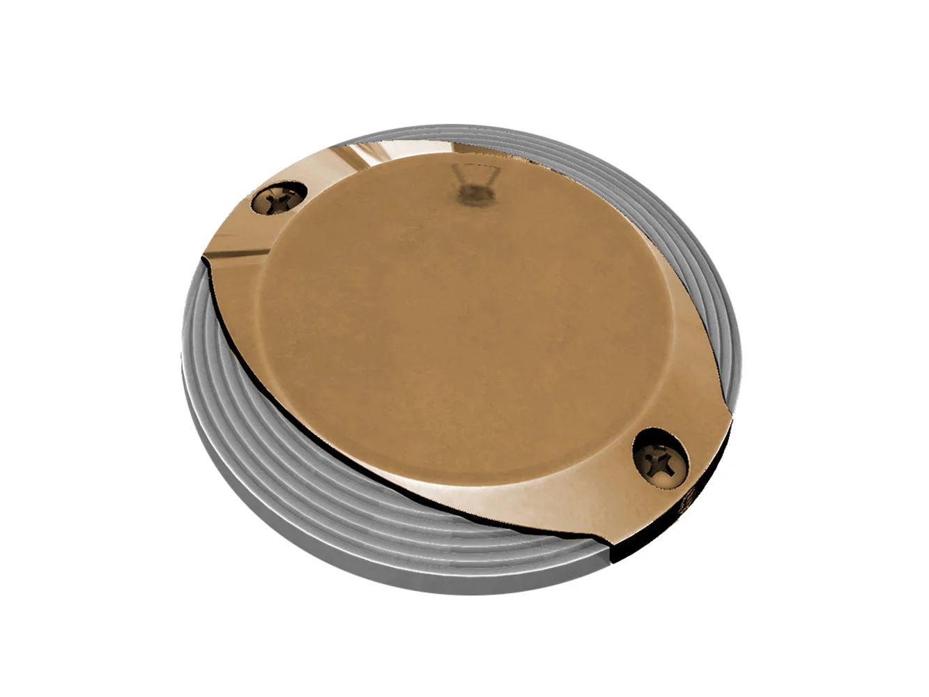 Lumitec Scallop Pathway Light - Warm White - Bronze Housing