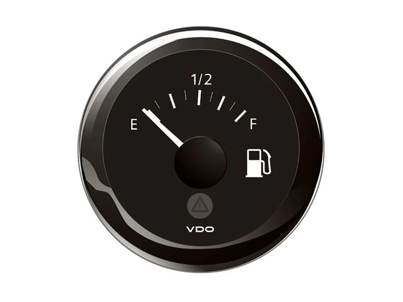 Veratron 52MM (2-1/16") ViewLine Tank Level Gauge E/F - 3-180 Ohm - Black Dial & Bezel