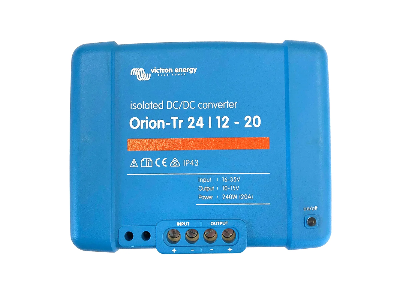 Victron Orion-TR DC-DC Converter - 24 VDC to 12 VDC - 20AMP Isolated