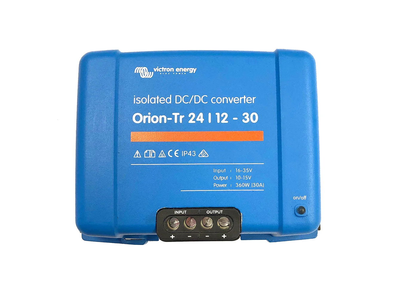 Victron Orion-TR DC-DC Converter - 24 VDC to 12 VDC - 30AMP Isolated