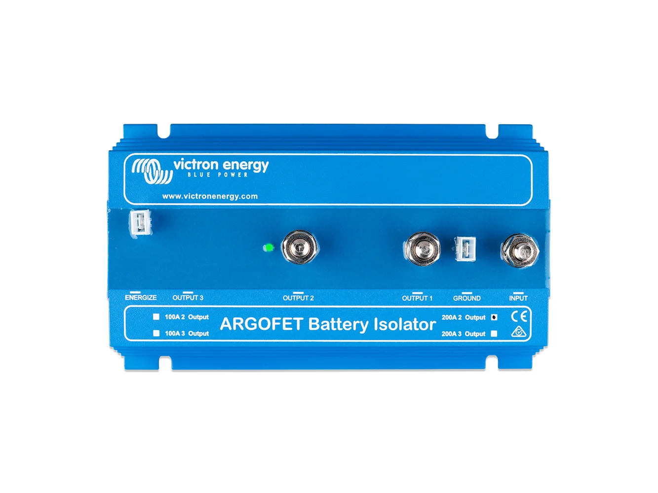 Victron ArgoFET 200-2 Battery Isolator - 200AMP - 1 Alternator, 2 Batteries