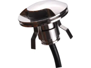 Lunasea 316 Polished Stainless Steel LED Waterproof Courtesy Light - Warm White - 12VDC Only