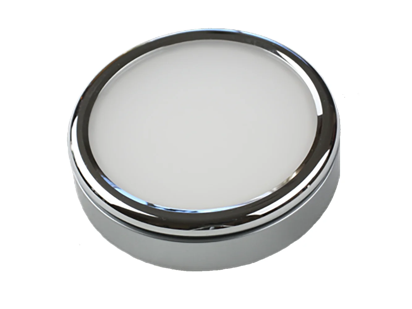 Lunasea Polished Puck Surface Mount Light - Warm White - 12/24VDC