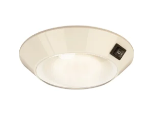 Sea-Dog White Plastic LED Dome Light 4" Day/Night - Clear/Red Bulb
