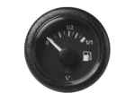 Veratron 52mm (2-1/16") ViewLine Fuel Tank Level Gauge - 0 to 1/1 - Black Dial & Round Bezel