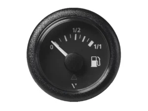 Veratron 52mm (2-1/16") ViewLine Fuel Tank Level Gauge - 0 to 1/1 - Black Dial & Round Bezel