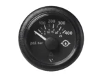 Veratron 2-1/16" (52mm) ViewLine Transmission Oil Pressure 400 PSI/25 Bar - Black Dial & Round Bezel