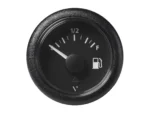 Veratron 52MM (2-1/16") ViewLine Fuel Level Gauge Empty-Full - 0-90 OHM - Black Dial & Round Bezel