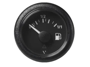 Veratron 52MM (2-1/16") ViewLine Fuel Level Gauge 0-1/1 - 3 to 180 OHM - Black Dial & Round Bezel