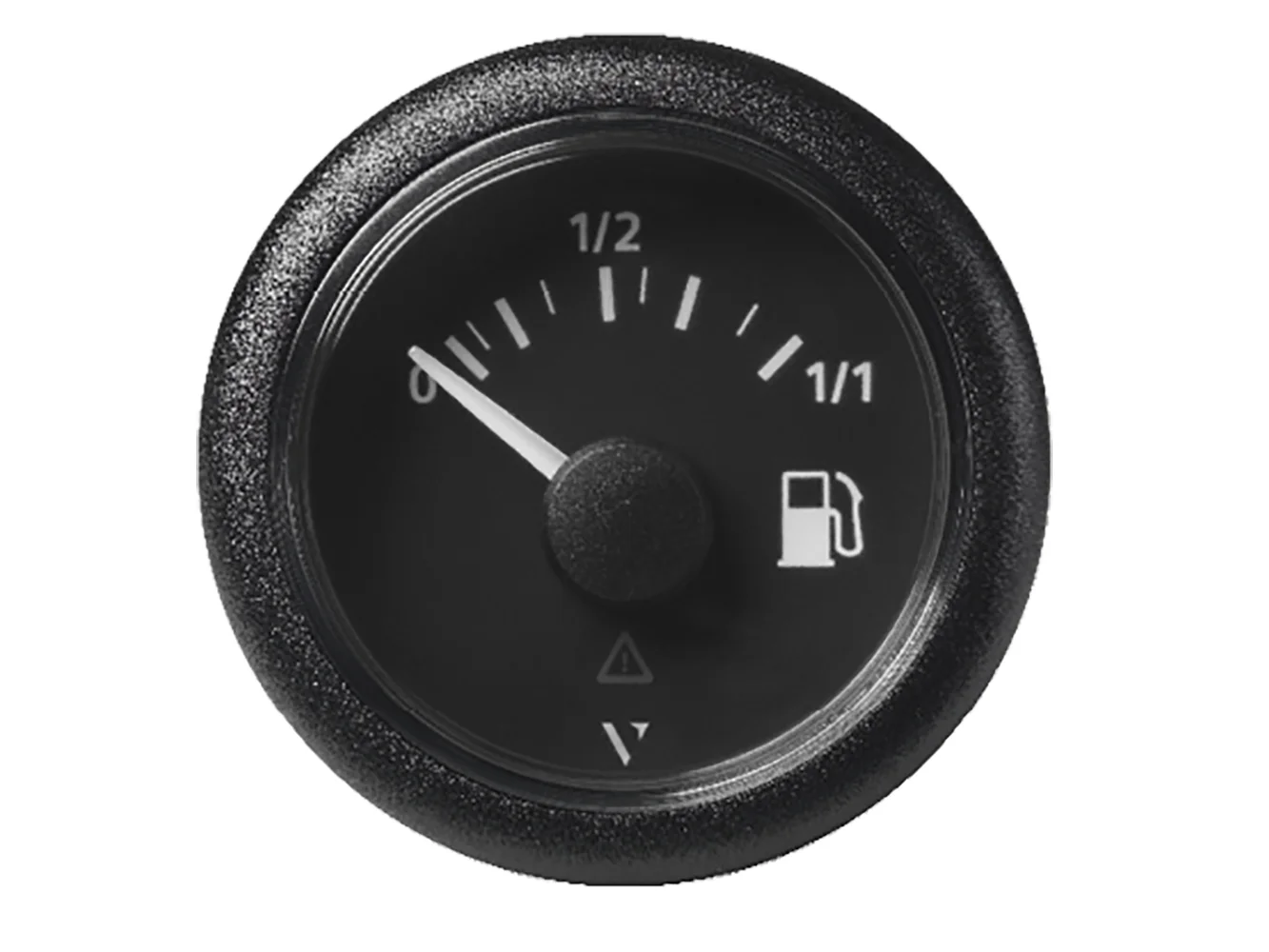 Veratron 52MM (2-1/16") ViewLine Fuel Level Gauge 0-1/1 - 3 to 180 OHM - Black Dial & Round Bezel