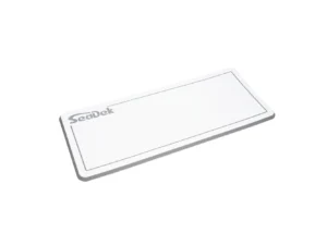 SeaDek Small Helm Pad - White/Storm Grey w/SeaDek Logo